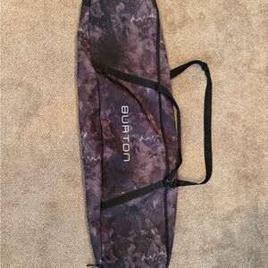 Burton 156cm Snowboard Bag Travel Case w Shoulder Strap – Black Marble